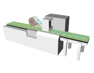 Packing line graphic